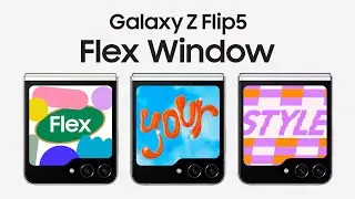 Galaxy Z Flip5: Flex Window Experience | Samsung