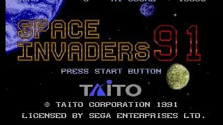 Mega Drive Longplay [204] Space Invaders '91