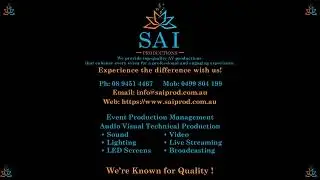 SAI Productions &ndash; AV Equipment Hire & Live Event Production