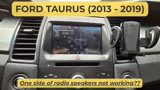 Ford Taurus - HOW TO ADJUST BALANCE AND FADE OF RADIO SPEAKERS (2013 - 2019)