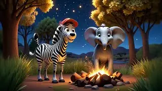 Zara Zebra Wears a Cap | Cute Animal Dress-Up Song for Kids | Nursery Rhymes and Preschool Learning