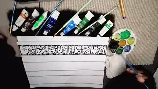 surah fahtiya part 2 '#teacher #calligraphy #art #modernlook #brushework
