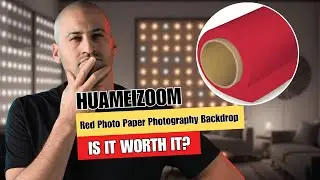 Seamless Photography Background Paper Roll, Red Photo Paper Backdrop for Photography