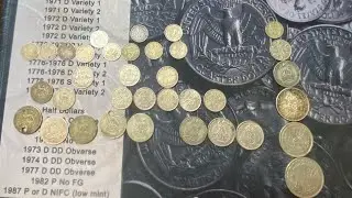 British silver coins 50%silver Half Crown, 1 Florin, 2 shillings, 1 shilling, 6 pence & 3 pence 