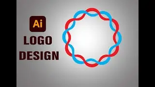 A Beautiful Logo Design Using ( Star tool ) in Illustrator