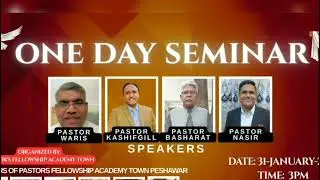 Live seminar in PMI church Peshawar please join us.Time 4;00PM .31.01.2026 on YouTube .