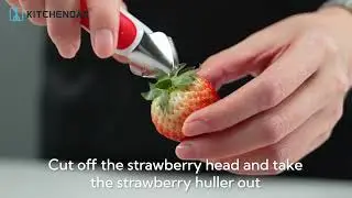 How To use KITCHENDAO Strawberry Huller