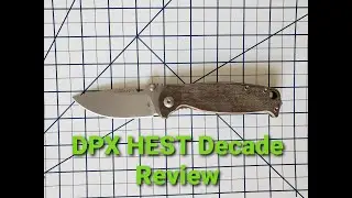 DPX HEST Decade Review (M390, Micarta, Titanium) A nice little knife with some faults!
