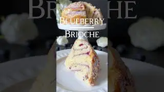 Delicious Blueberry Brioche Recipe 🤍🫐