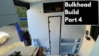Van build campervan Iveco Daily Building bulkhead part 4