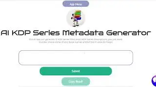 AI Amazon KDP Series Metadata Generator