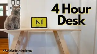 4 HOURS TO MAKE A DESK Rockler desk challenge DIY #Rocklerdeskchallenge