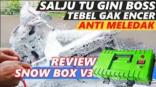 Pompa Box Pembuat Salju Snow Versi 3 Cuci Motor Mobil Snow Anti Meledak