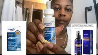 How I use Equate & Minoxidil rosemary together #tractionalopecia