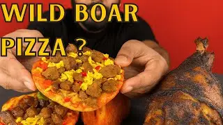 Keto Mini Pizzas 🍕🦌 with Wild Boar Meat [ Keto Day 13 ]  #mukbang #keto #food