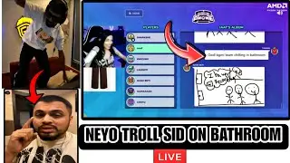 NEYO TROLL SID ON BATROOM MATTER 😡