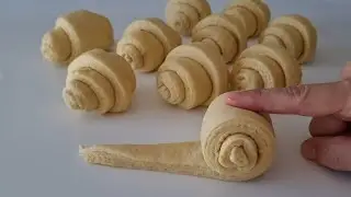 BU YÖNTEM ÇOK KOLAY 😍 2 HAMLEYLE TAM 20 KATTAN EN BASİT KRUVASAN TARİFİ 🖖 ÇITIR ÇITIR EN GÜZELİNDEN👌