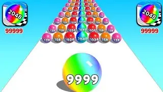 Ball Run 🏐 2048 game play no 146।।Infinity Run game।।gaming video।। #ballrun2048 #ballrun #gaming