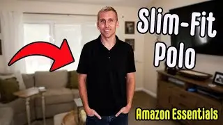 Amazon Essentials Men's Slim Fit Quick Dry Golf Polo Shirt