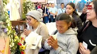 Feligreses llenos de fe y devoci&oacute;n veneran a la 