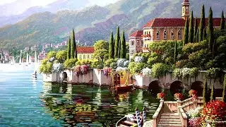 Soft Study Music | Italian Riviera | Instrumental Italian Accordion Music