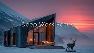 Deep Work & Winter Focus ~ Cold Study Music for Productivity | Boost Energy