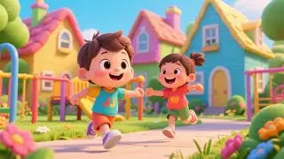 Slide, Swing, Share &ndash; Playground Adventures | Popular Nursery Rhyme | Educational Kids Songs