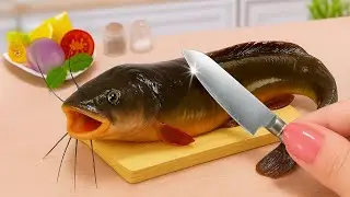 Best Mini Cooking Videos | How To Cook Cheetos Fried Tiny Catfish Recipe💗 | Tiny Taste Kitchen