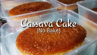 CASSAVA CAKE (No Bake) 🍠