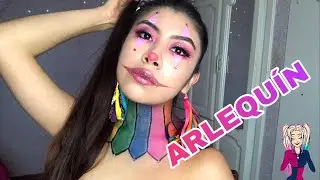 ARLEQU&Iacute;N MUJER // HALLOWEEN MAKE UP // ~Lesly Rose~