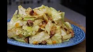 Great Grandma's Salted Pork With Cabbage #tastytuesdays | CaribbeanPot .com