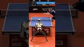 Table Tennis Robot vs Human, Who Wins ? Incredible Wonder Studio Ai #shorts