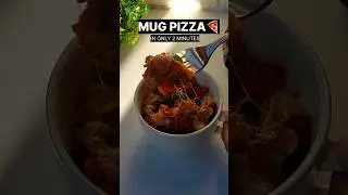Easy Mug Pizza🍕😋. #shorts