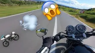 INSANE Curve Attack 🚀| Suzuki GS 500 | pure sound ride