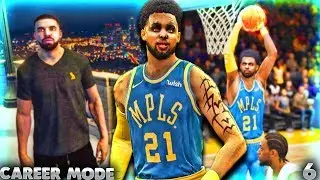 NBA LIVE 19 MyCareer Ep.6 - In The Studio With DRAKE + First Career TRIPLE DOUBLE!