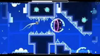 Geometry Dash. Clubstep. Main demon. 3 coins.