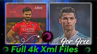 Paid 4K Quality Xml File For Editors 🔥 Alight motion 👌 Link in Description