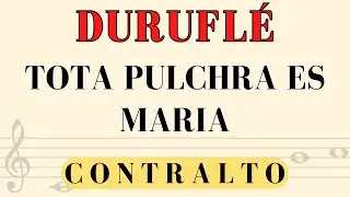 Duruflé - Tota pulchra, alto part