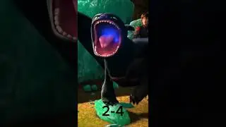 Elimination wheel R1 P17 [Toothless vs Alpha 06] #dinosaur #jurassicworld #dragon #httyd #toothless