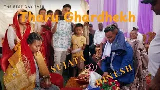 Beautiful Tharu Ghardekh Ceremony | Bride & Groom Side | Sujata & Dinesh