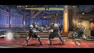 Destroying players using Sarge|| Shadow fight 4 || #shadowfight4 #gamingvideos #gameplay #viral 