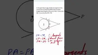 Circles Question 6 | Geometry Class 10  #education #math #class10