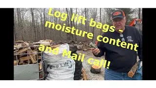 Log Lift bag moisture check and 