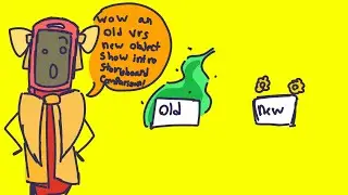 Wowza a new vrs old object show intro storyboard comparison how cool and totally unlazy!