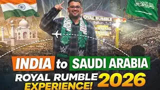 I TRAVELLED FROM INDIA TO RIYADH FOR WWE ROYAL RUMBLE! #wwe #royalrumble #riyadh #travel #vlogs 