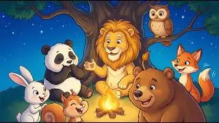 Animal Bedtime Story for Kids 🦁🌙 | A Calm Forest Story About Friendship (Ages 3&ndash;7)
