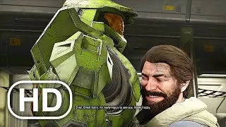 Master Chief Hugs The Pilot & Reveals His True Name Scene - Halo Infinite