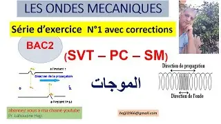 Corrigé Série N°1 : onde mécanique (baccalauréat)