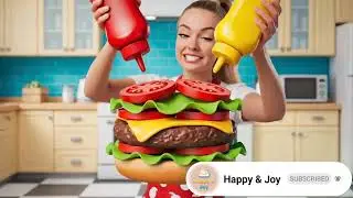 #cartoon #animation #burger #cooking #girl #shortvideo 
