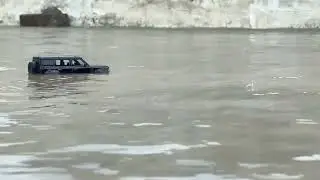 Land Rover Defender with 900 mm water wading depth🔥 #new #video #defender #suv #4x4 #fun #autoroots